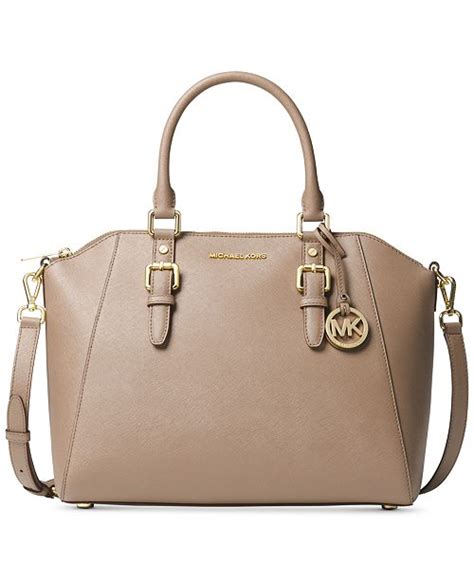 michael kors ciara small size|ciara large saffiano leather satchel.